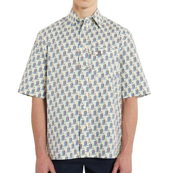 BNWT SS22 LANVIN PRINT SHIRT 41 & 43 - Picture 1 of 13
